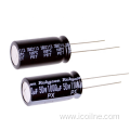 Original 2200uF 50V Plug in Aluminum Electrolytic Capacitor